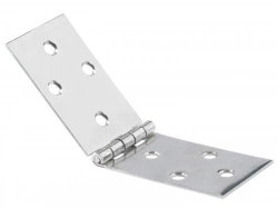 Charnière Universelle Inox Pour Meuble, L.40 X L.120 Mm