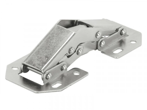 Charnière universelle acier pour meuble, L.104 x l.44 mm