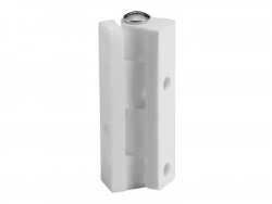 Lot De 2 Charnières Universelles Nylon Pour Meuble, L.45 X L.9 Mm