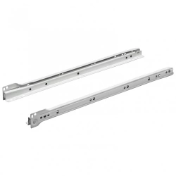 Coulisse pour tiroir à galets, HETTICH 20 kg L.25 cm