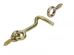 Lot De 2 Crochets De Contrevent Acier Hettich, L.102 X L.23 Mm