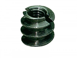 Lot De 8 Manchons À Visser Acier Brut Hettich, L.8 Mm