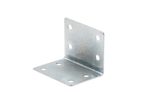 Équerre d'assemblage plate en acier zingué, HETTICH, l.32 mm