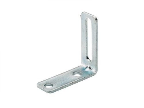 Équerre réglable en acier zingué, HETTICH, l.55 mm