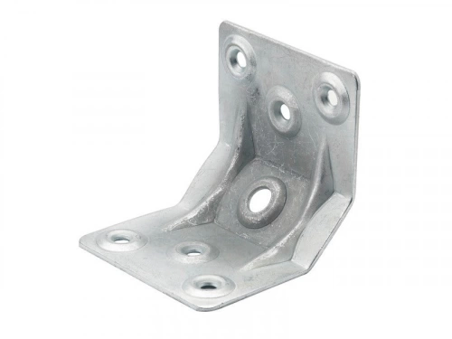 1 Renfort D'Angle Pour Table Acier Zingué Hettich, L.50 Mm