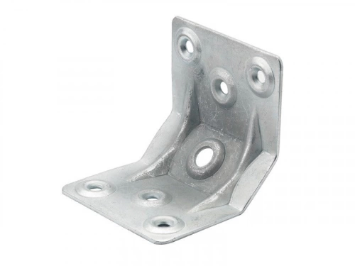 1 Renfort D'Angle Pour Table Acier Zingué Hettich, L.70 Mm