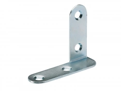 1 Équerre De Cadre Coudée Acier Zingué Hettich, L.30 Mm