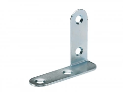 1 Équerre De Cadre Coudée Acier Zingué Hettich, L.30 Mm