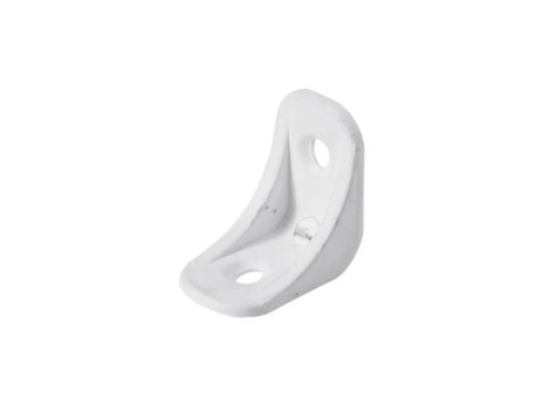 Lot De 4 Équerres De Chaise Plastique Brut Hettich, L.24 Mm