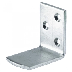 1 équerre ferrure de lit acier zingué HETTICH, l.50 mm