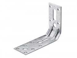 Équerre de renfort en acier zingué, HETTICH, l.70 mm x 50 x 35