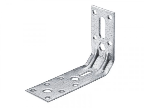 Équerre de renfort en acier zingué, HETTICH, l.70 mm x 50 x 35