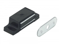 Lot De 4 Loqueteaux Magnétiques Plastique Hettich, L.14.5 X L.45.3 Mm