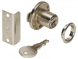 Serrure De Meuble Acier À Encastrer Hettich 18 Mm Réversible