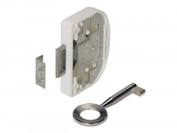 Serrure De Meuble Acier En Applique Hettich 20 Mm Réversible