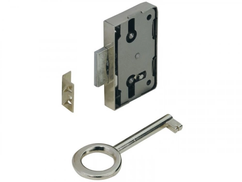 Serrure De Meuble Acier En Applique Hettich 20 Mm Réversible