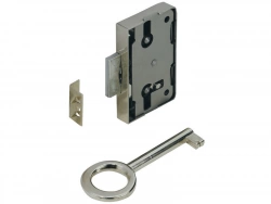 Serrure De Meuble Acier En Applique Hettich 25 Mm Réversible