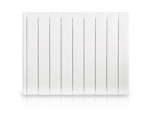 Radiateur électrique à inertie fluide 1500 W HJM Alanis horizontal blanc