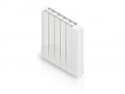 Radiateur électrique à inertie fluide 2000 W HJM Alanis horizontal blanc