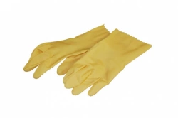 Lot de 2 gants pour les travaux ménagers latex, taille 6 IMPACT