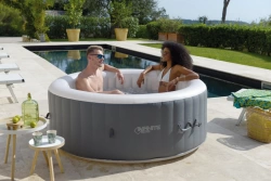 Spa XTRA 4places, anthracite, Diam.180cm + Eclairage