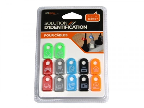 Lot de 12 repères-câble INOTECH