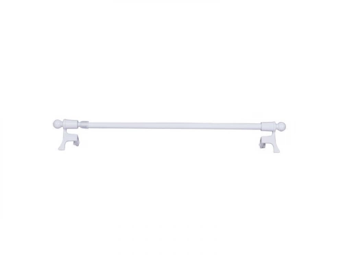 Kit Tringle Helix Diam. 7/9 Mm Blanc Brillant 30/50 Cm Métal