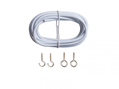 Kit Complet Câble Pour Fenêtre, Incolore / Transparent, L.5 M