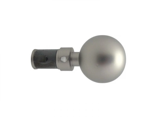 Lot De 2 Embouts Inspire, Chromé Mat, Pour Barre De Vitrage Diam.8/10 Mm