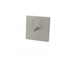 Lot De 2 Supports Sans Perçage Barre De Vitrage, 10 Mm Gris Mat Inspire
