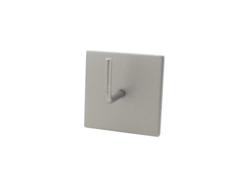 Lot De 2 Supports Sans Perçage Barre De Vitrage, 10 Mm Gris Mat Inspire