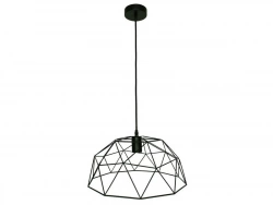 Suspension, E27 Design Wireframe Métal Noir 1 X 60 W Inspire