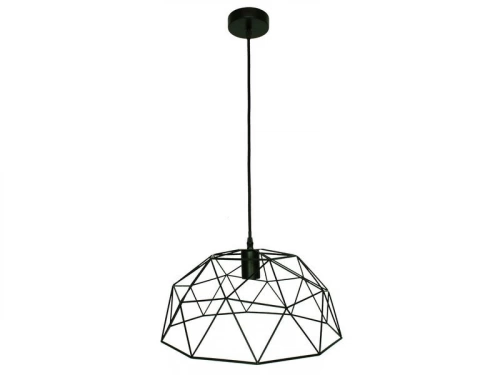 Suspension, E27 Design Wireframe Métal Noir 1 X 60 W Inspire