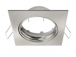 Anneau Carré Pour Spot À Encastrer Clane Orientable Sans Ampoule Inspire Acier