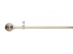 Kit de tringle à rideau Comete boule Diam.16/19 mm Acier mat 120 à 210 cm