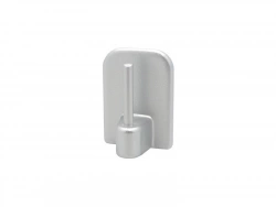 Lot De 4 Supports Autocollants Barre De Vitrage, 10 Mm Gris Mat Inspire