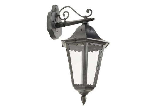 Applique Extérieur E27 Max 60W Noir Argent Monza Inspire