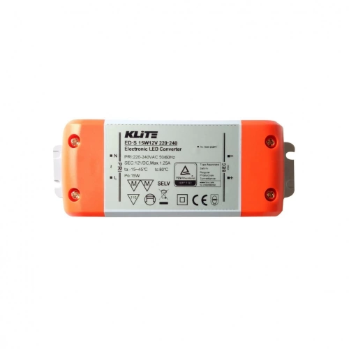 Transformateur LED 12V, 15W INSPIRE