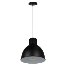 Suspension 1x e27 métal noir INSPIRE Melga D.20.0 cm