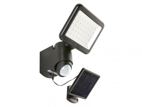 Projecteur Avec Détecteur Solaire Melo 550 Lumen Noir Inspire