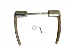 Béquille aluminium chromé, L.116 x l.2 x H.22 cm