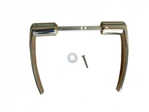 Béquille aluminium chromé, L.116 x l.2 x H.22 cm