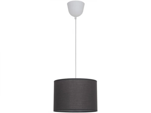 Suspension 1x e27 coton gris INSPIRE Sitia D.28.0 cm