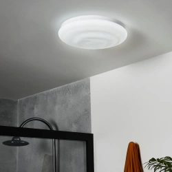 Plafonnier SDB, design led intégrée INSPIRE Flow D.30 cm