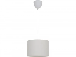 Suspension 1x e27 coton blanc INSPIRE Sitia D.28.0 cm