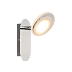 Spot patère module led, design, métal chrome, INSPIRE Loob