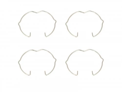 Lot de 4 ressorts anneau fixe INSPIRE acier