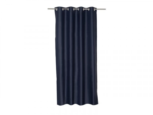 Rideau occultant, Alycia bleu encre l.140 x H.280 cm INSPIRE
