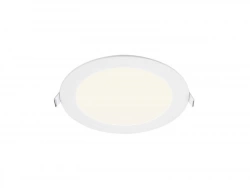 Spot encastrable, led intégrée, IP44, rond, Diam. 17 cm, INSPIRE, blanc