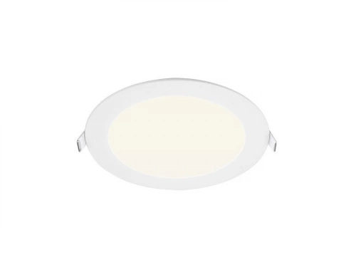 Spot encastrable, led intégrée, IP44, rond, Diam. 17 cm, INSPIRE, blanc